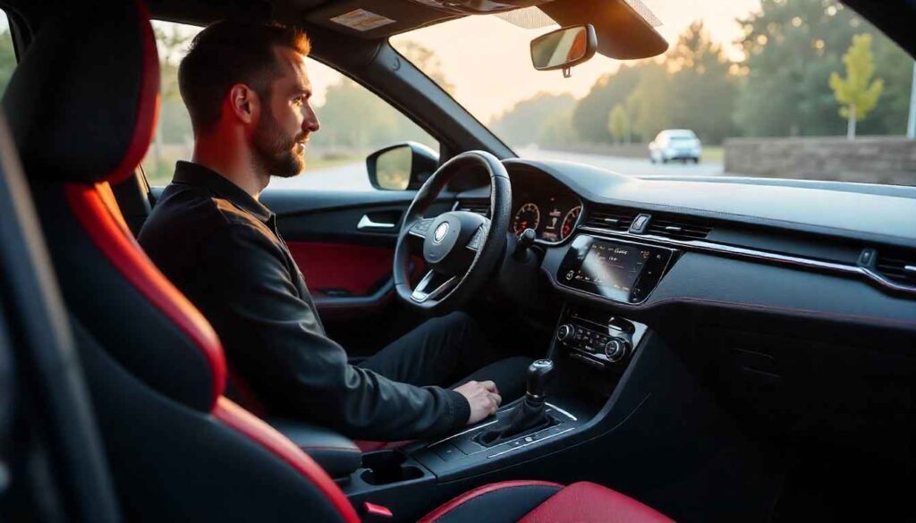 Powerful Skoda Octavia RS Launching Oct 17 – Only 100 Units 2025 Skoda Octavia RS Interior Dashboard with Touchscreen