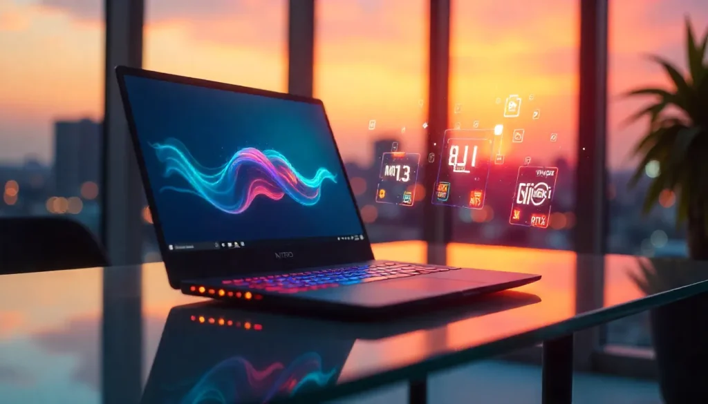 Acer Nitro V15 used for studying and coding