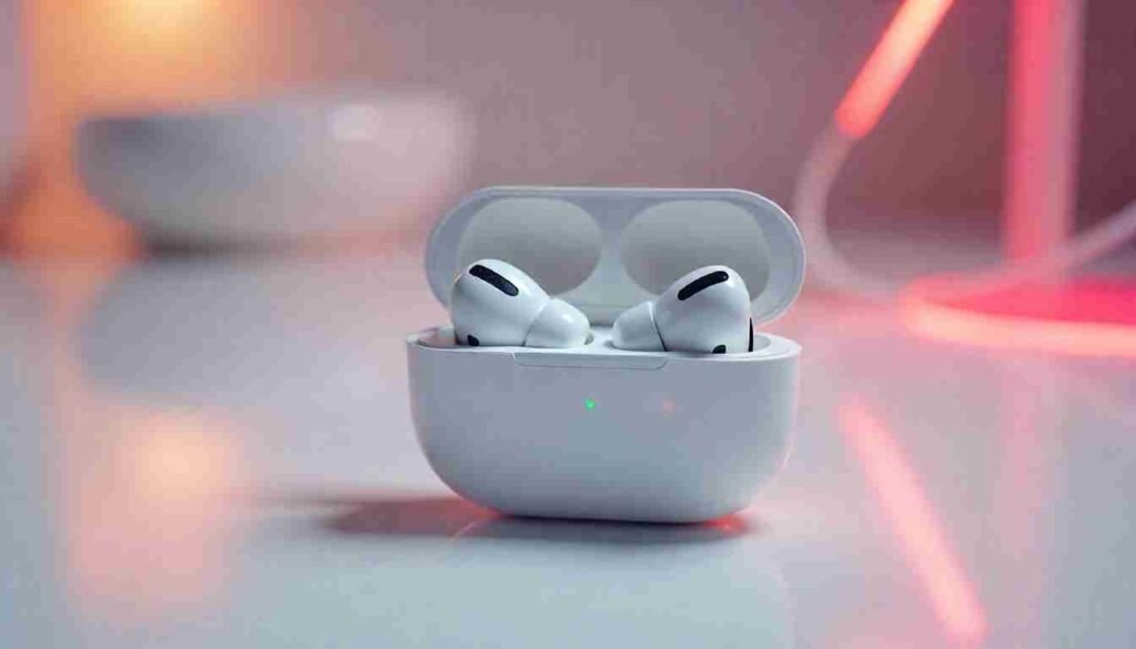 iPhone 17 & Apple Watch: Amazing Launch at Apple 2025 Event Apple AirPods Pro 3 with charging case and fitness tracking icons
