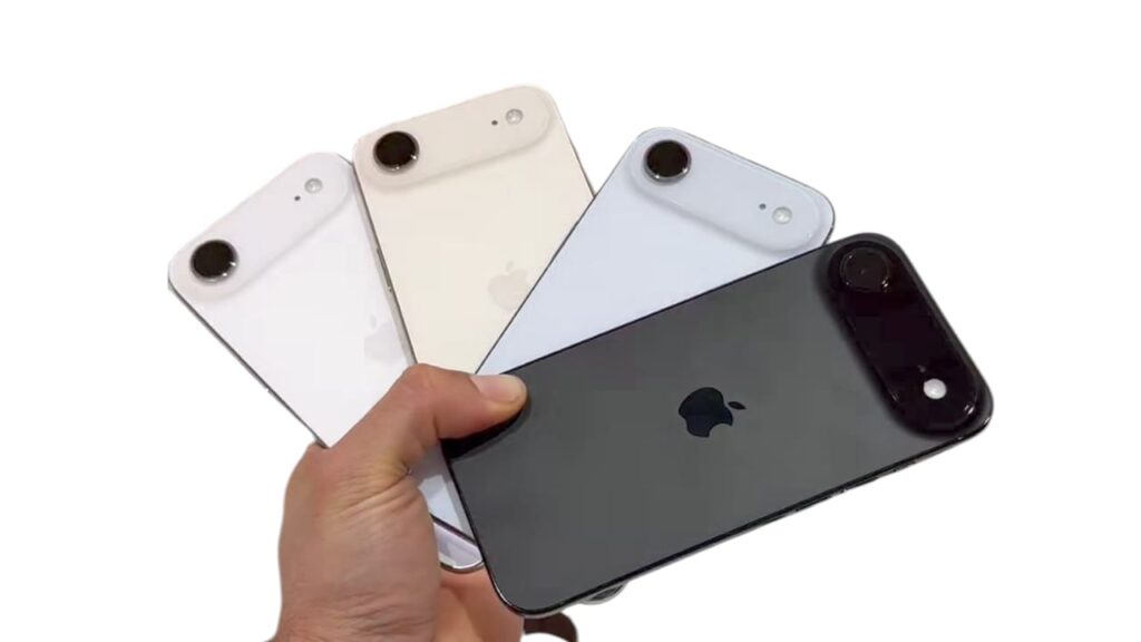 iPhone 17 & Apple Watch: Amazing Launch at Apple 2025 Event Apple iPhone Air, the thinnest iPhone, in sky blue color with 6.5-inch display