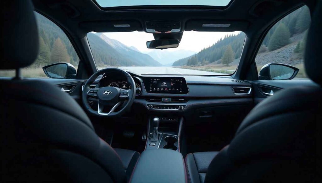 Stunning Hyundai Alcazar Knight Edition 2025: Price & Specs Hyundai Alcazar Knight Edition 2025 Interior View
