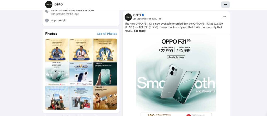 Oppo F31, F31 Pro & Pro+: Powerful Specs at Great Prices Oppo F31 Series Screenshot