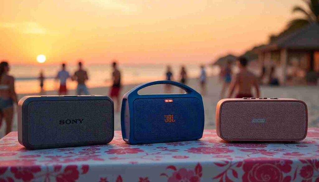 Sony ULT Field 5 Review: The Best Portable Party Speaker Yet Sony ULT Field 5 compared with JBL Boombox 3 and Bose Portable Smart Speaker