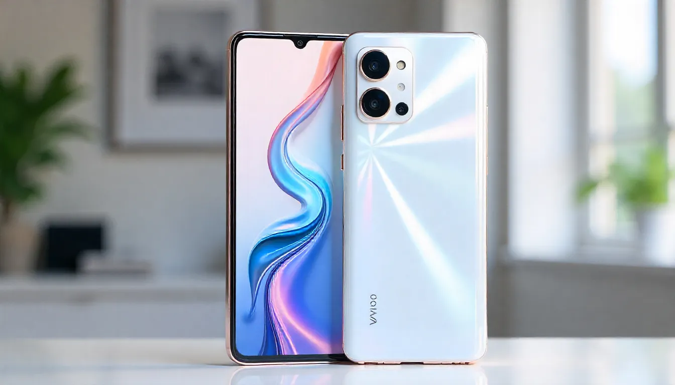Vivo Y31 Pro 5G Front and Back Design in Dreamy White