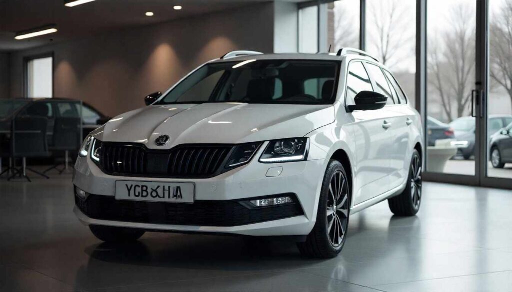 Best Skoda Octavia Facelift Expected to Launch in April 2026 koda Octavia Facelift Front View 2025