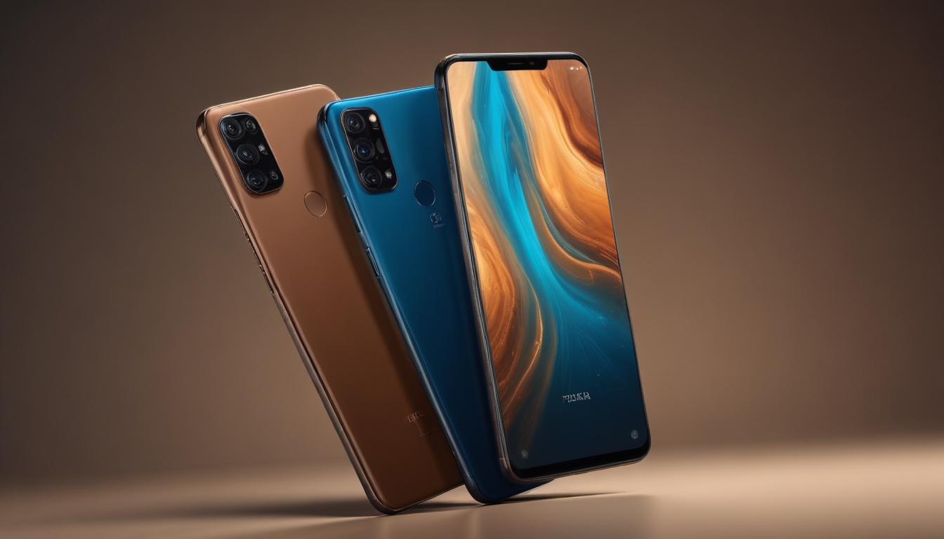 Tecno Pova Slim 5G smartphone front and back design