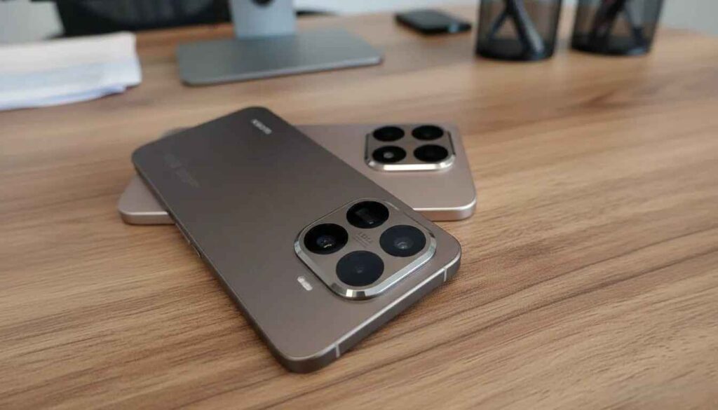 Powerful Xiaomi 15T Series with Leica 50MP Camera & Price Close-up of Xiaomi 15T Leica camera setup