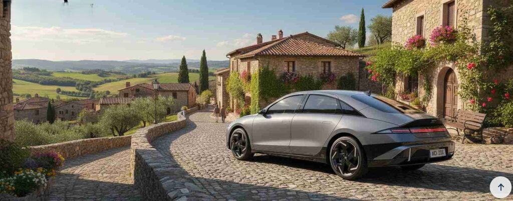 Hyundai Ioniq 6 EV: Exciting 614km Range, Coming to India Hyundai Ioniq 6 Front View in India