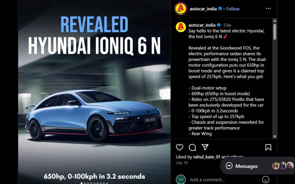 Hyundai Ioniq 6 EV: Exciting 614km Range, Coming to India Hyundai electric cars in India Screenshot