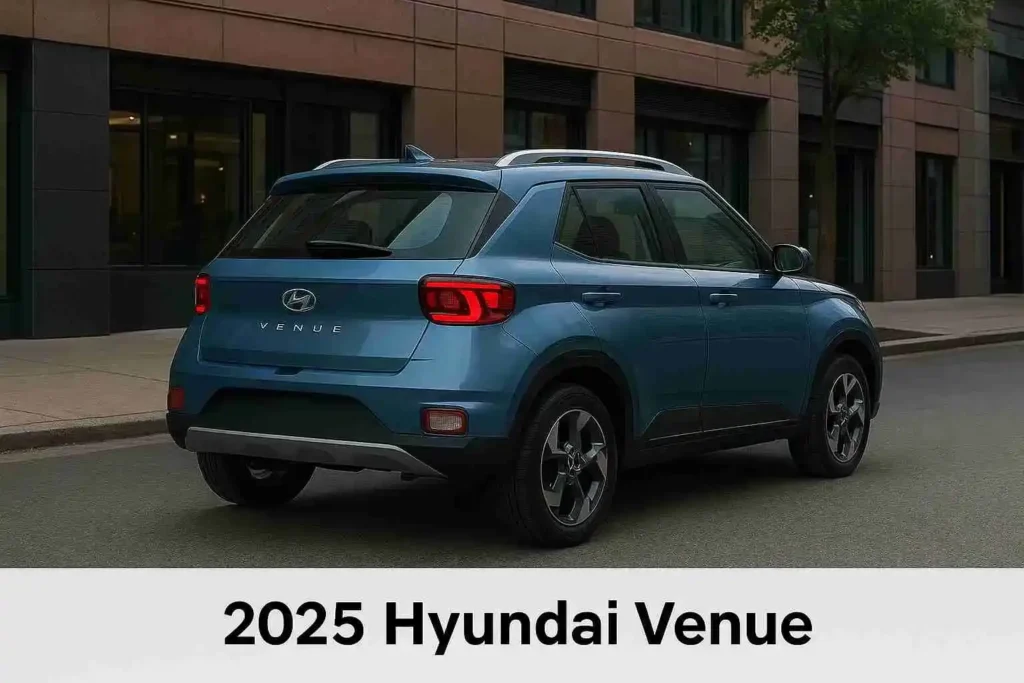 Rear View –Hyundai Venue 2025 Urban Design