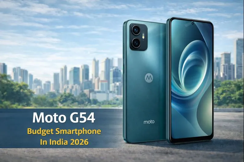 Moto G54 budget smartphone with clean software