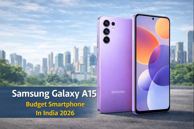 Samsung Galaxy A15 budget phone with big display