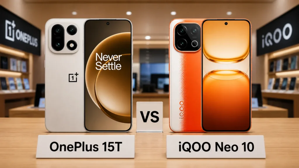 OnePlus 15T vs iQOO Neo 10 comparison
