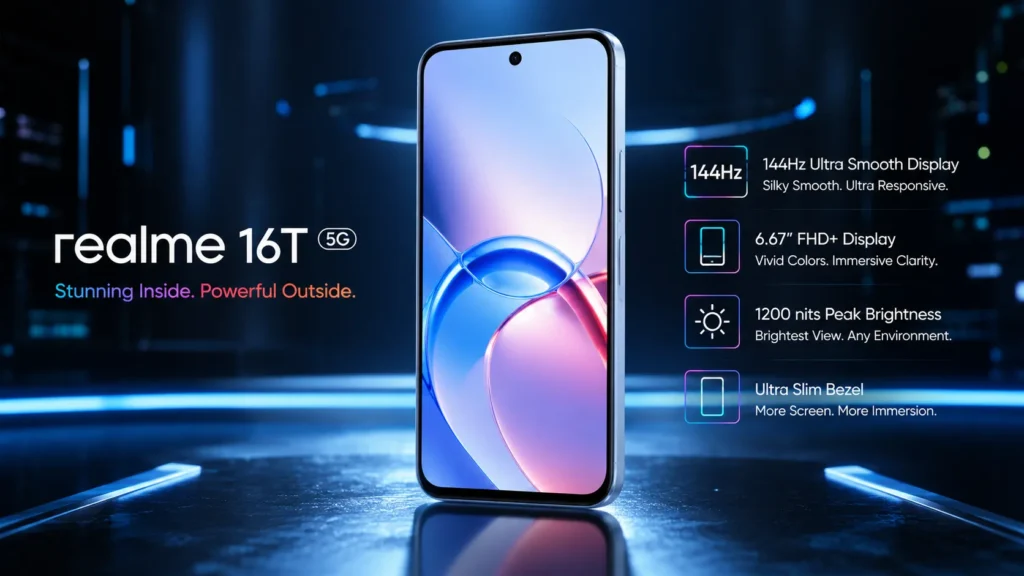 Realme 16T 5G Design & Display