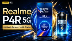 Realme P4R 5G smartphone launch featuring 8000mAh Titan Battery
