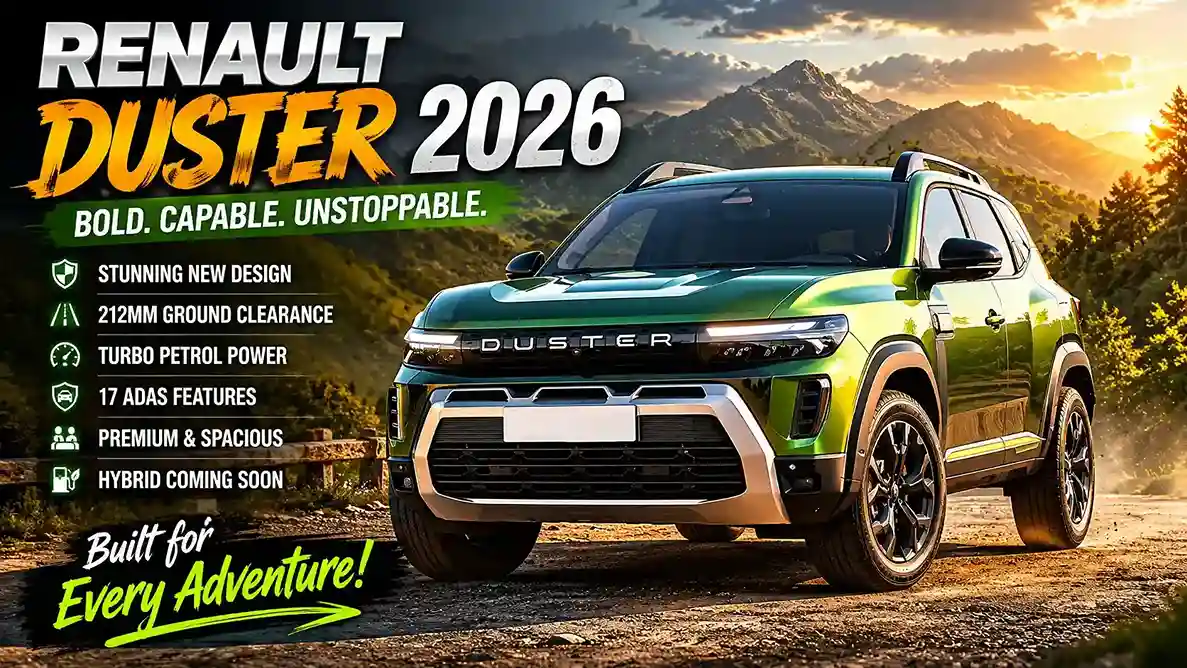 Renault Duster 2026 launched in India with hybrid engine