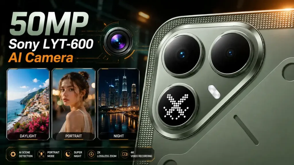 TECNO POVA 8 5G Launched in India With 8,000mAh Battery, 144Hz Display & Alive Matrix: Price, Features & Review TECNO POVA 8 5G Sony LYT-600 camera