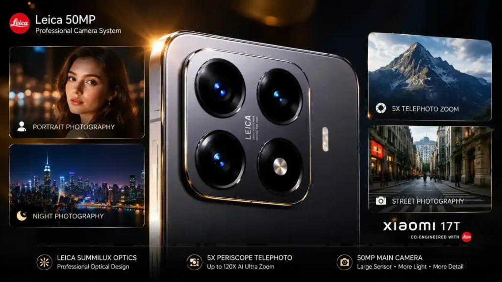 Xiaomi 17T Leica Camera