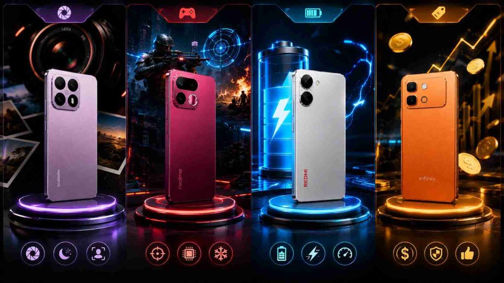 Xiaomi 17T Redmi Turbo 5 Realme 16T and Infinix Note Edge 5G JBL Edition