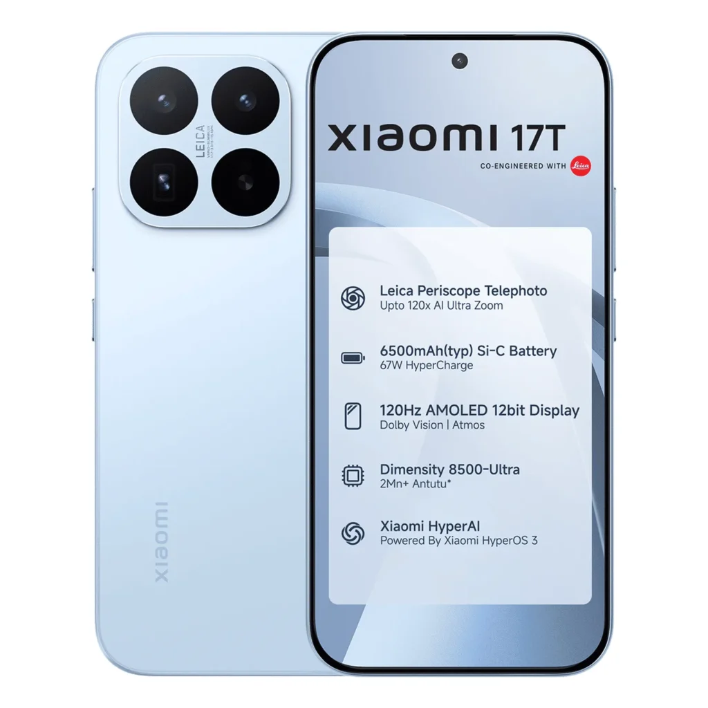 Xiaomi 17T battery