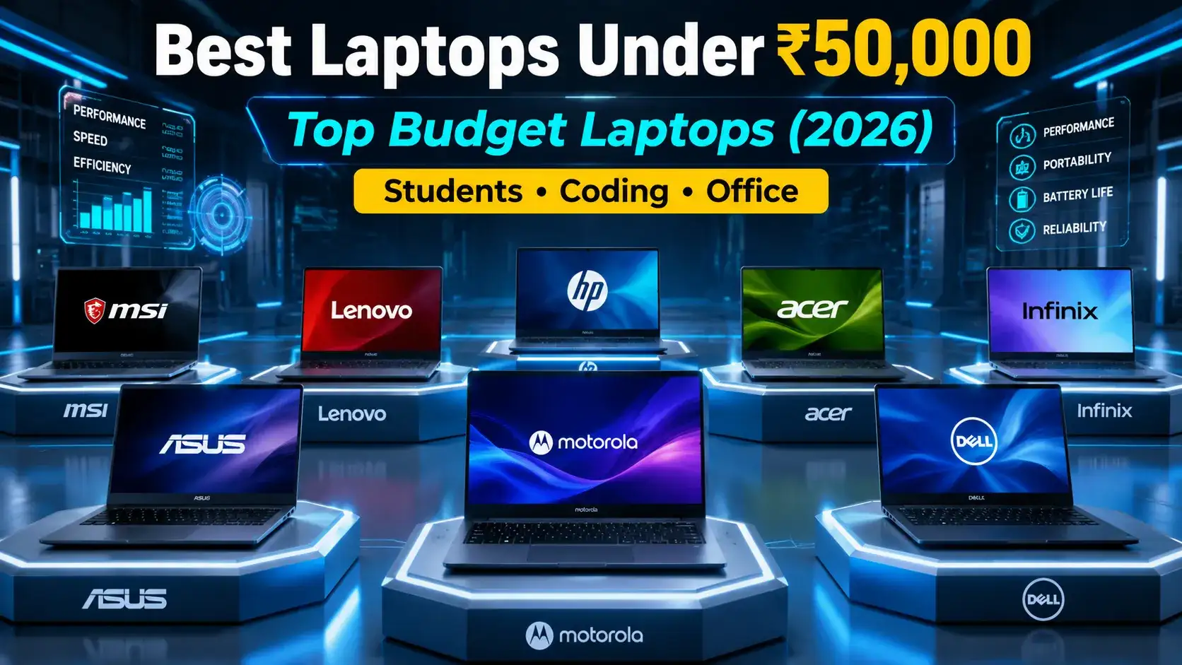 Best Laptops Under ₹50,000 in India 2026