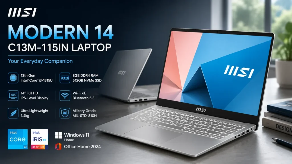 MSI Modern 14 C13M-115IN Price in India