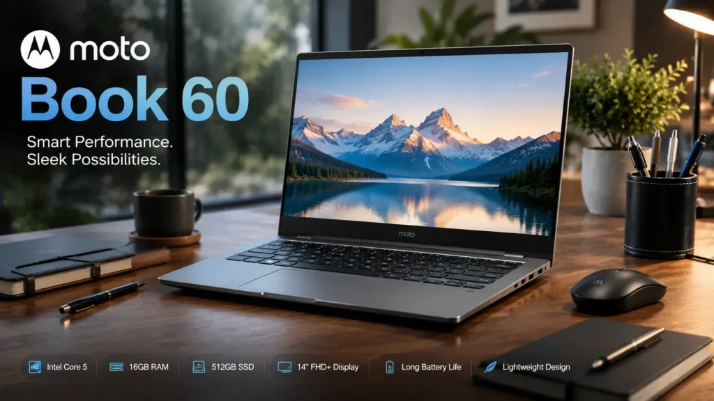 Best Laptop Under ₹50000 in India 2026 | Top 10 Latest Picks Moto Book 60