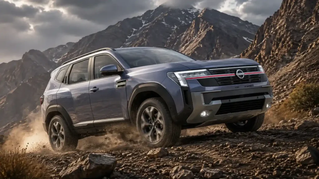 Nissan Tekton Off-Road Performance on Rugged Mountain Terrain