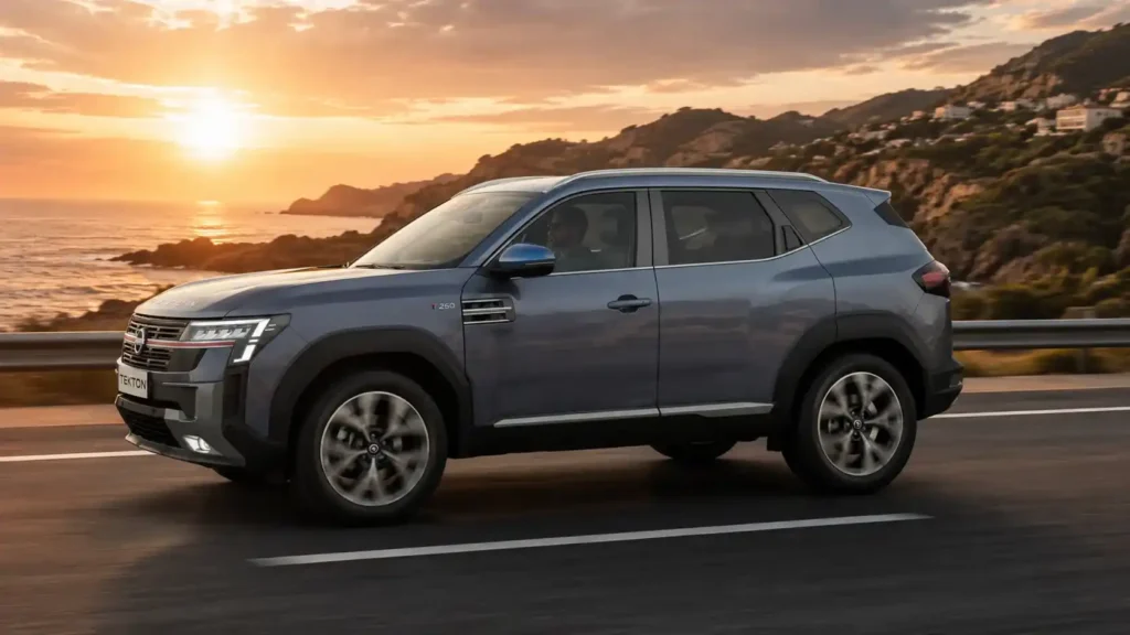 Nissan Tekton Side Profile with Bold SUV Road Presence