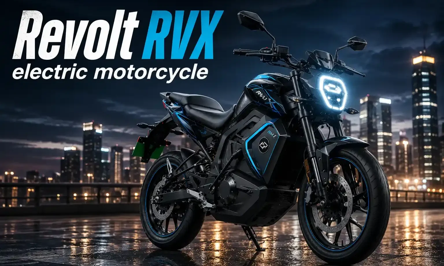 Revolt RVX electric motorcycle