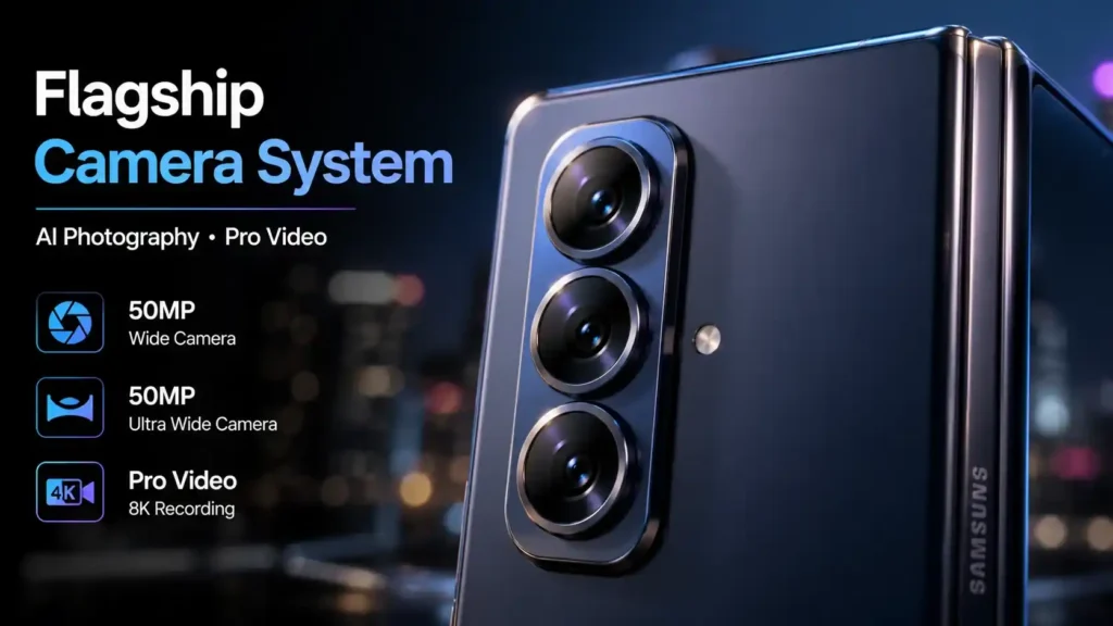 Samsung Galaxy Z Fold 8 5G Flagship Triple Camera System