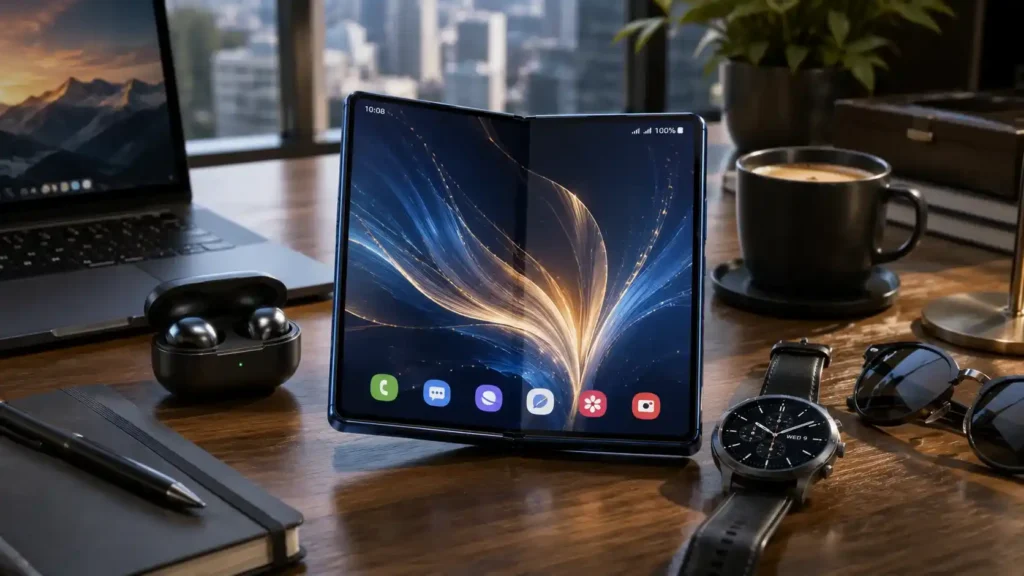 Samsung Galaxy Z Fold Wide 5G Foldable AMOLED Display & Multitasking