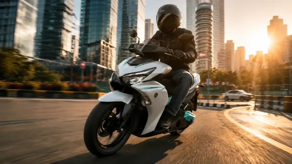 Yamaha Aerox-E premium electric scooter