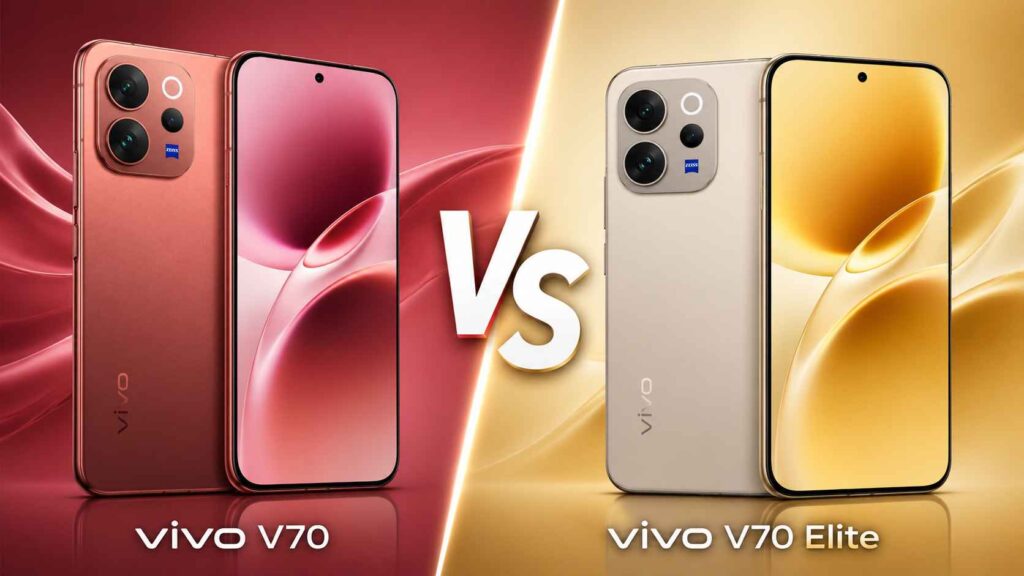 vivo V70 vs vivo V70 Elite battery comparison