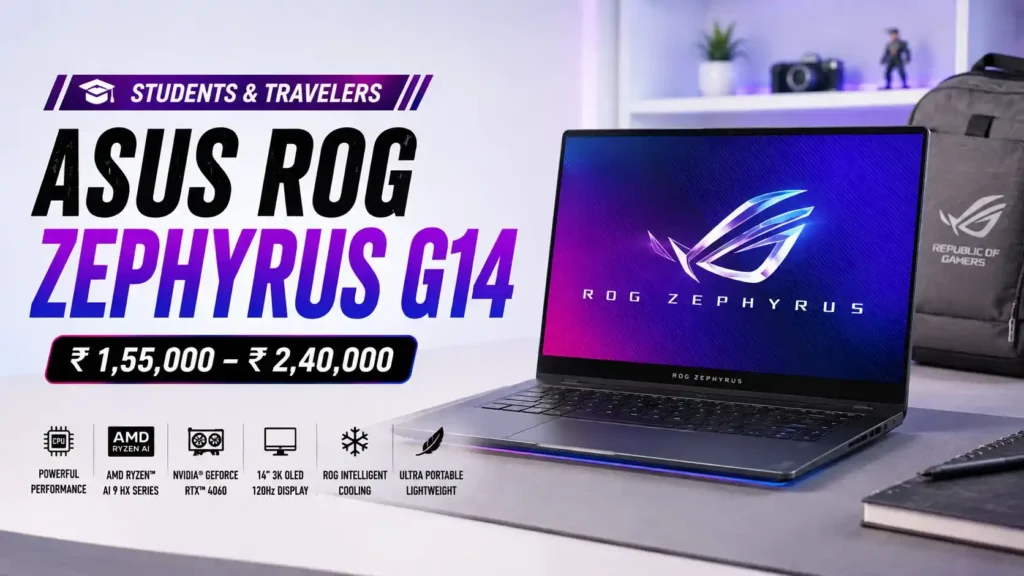Best Gaming Laptops 2026: Top Picks for Every Budget ASUS ROG Zephyrus G14 Best Gaming Laptop for Students & Travelers 2026