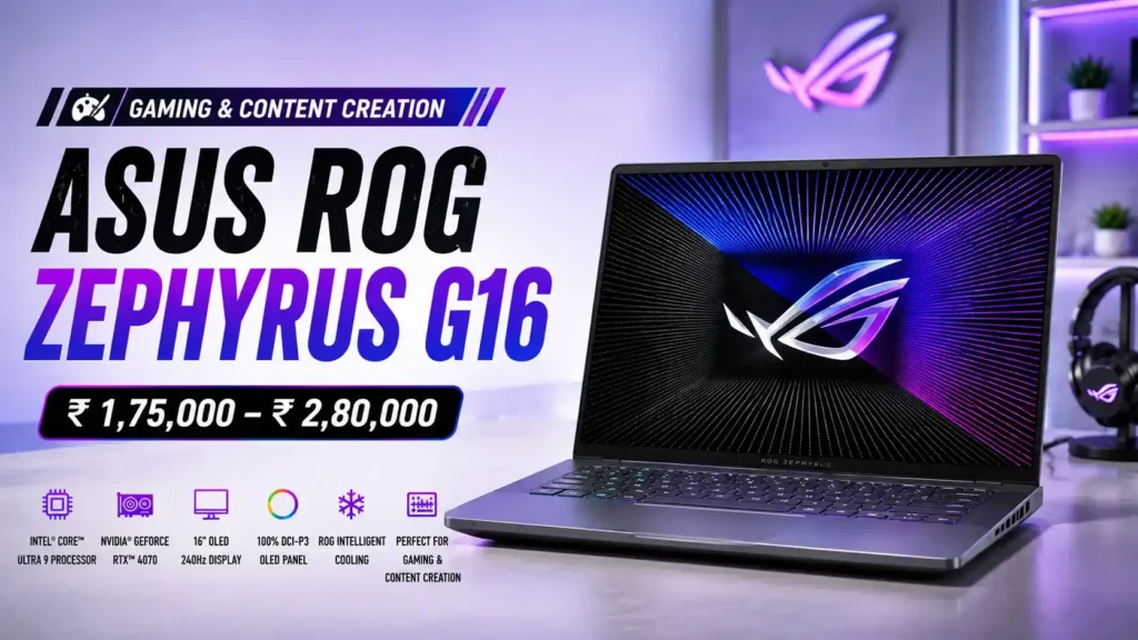 Best Gaming Laptops 2026: Top Picks for Every Budget ASUS ROG Zephyrus G16 Best Gaming Laptop for Content Creators 2026