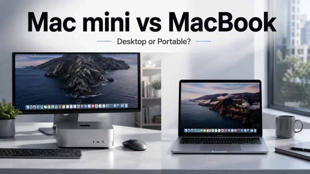 Apple Mac mini M6 vs MacBook – Desktop or Portable