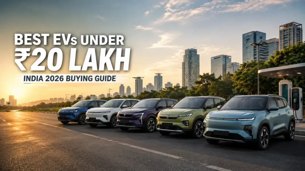 EVs Under ₹20 Lakh Comparison, Top Electric SUVs Feature, Price & Range Best EVs under ₹20 lakh in India 2026