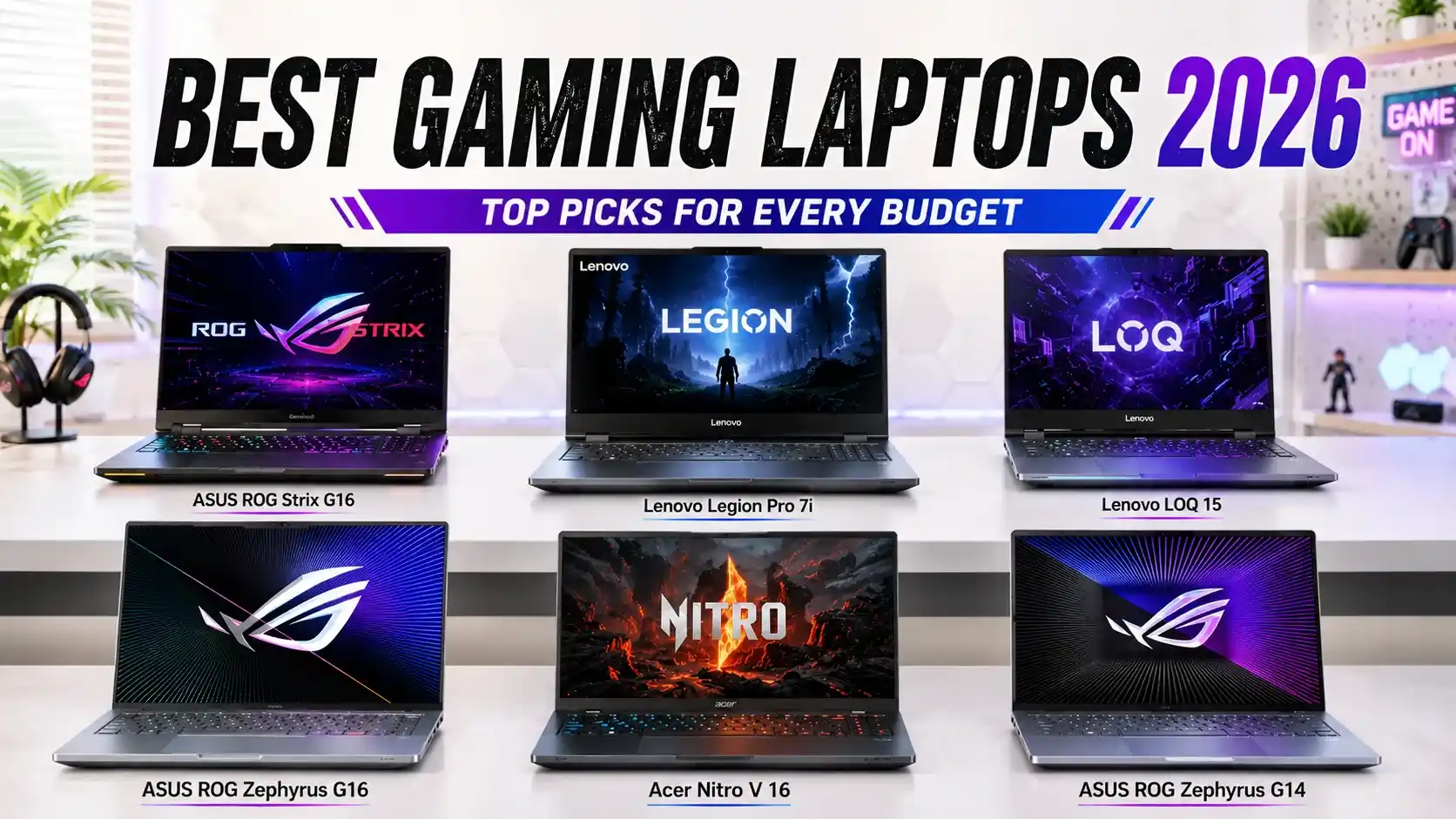 Best Gaming Laptops 2026 Top Picks for Every Budget