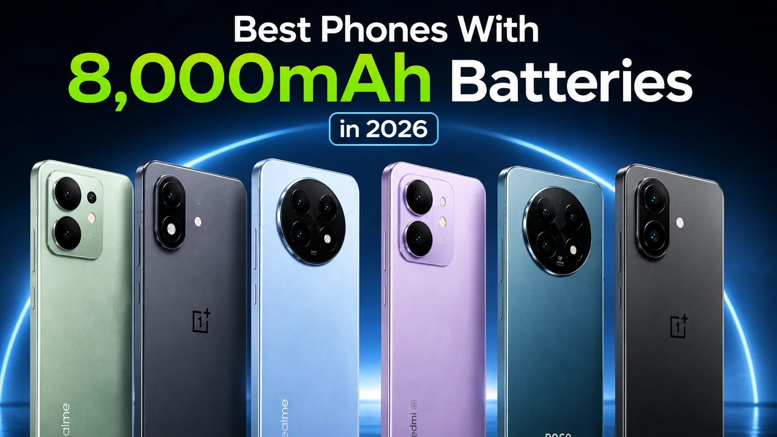 Best Phones With 8000mAh Battery in 2026