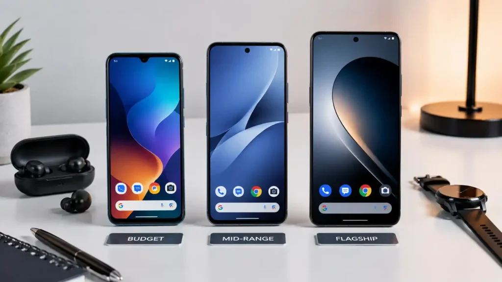 Budget vs Mid-Range vs Flagship Smartphones Comparison – August 2026 Buying Guide