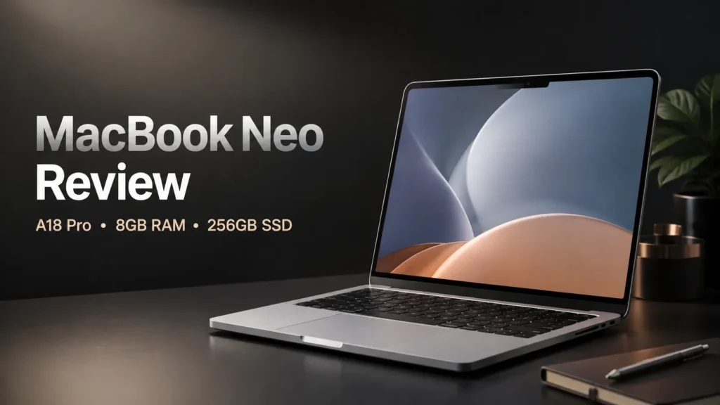 MacBook Neo Review 2026, A18 Pro, 8GB RAM, 256GB SSD: Is Apple's Cheapest MacBook Worth Buying? MacBook Neo Review A18 Pro, 8GB RAM & 256GB SSD