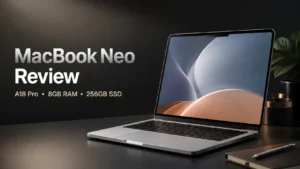 MacBook Neo Review A18 Pro, 8GB RAM & 256GB SSD