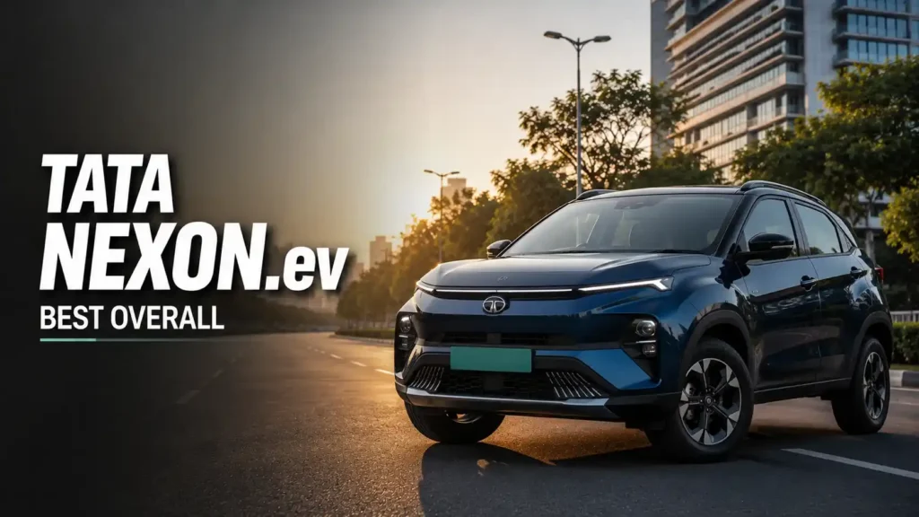 EVs Under ₹20 Lakh Comparison, Top Electric SUVs Feature, Price & Range Tata Nexon ev