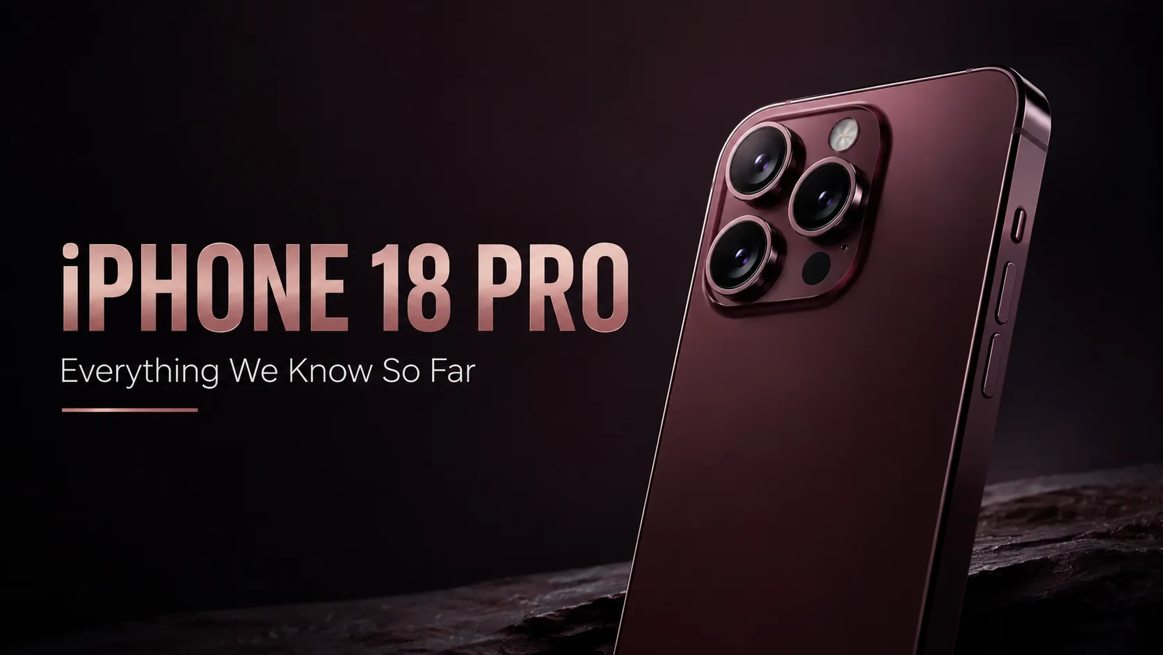 iPhone 18 Pro Everything We Know So Far