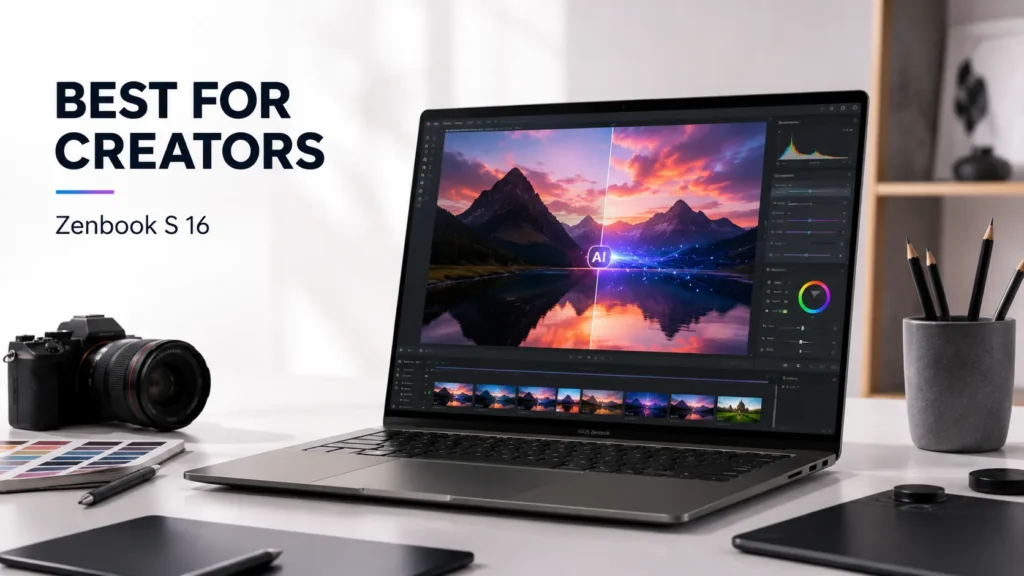 ASUS Zenbook S 16 Best AI Laptop for Creators