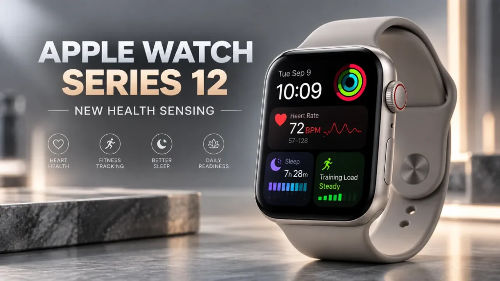 Apple Event iPhone 18 Pro and iPhone 18 Pro Max, iPhone Duo & Apple Watch Series 12, Apple Watch Ultra 4 and AirPods 5. Apple Watch Series 12 – New Health Sensing