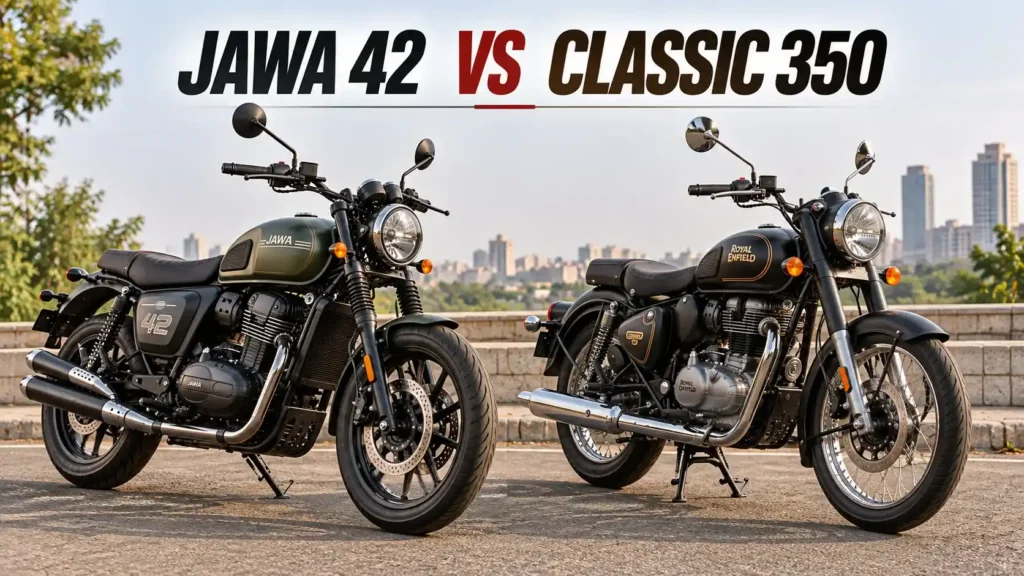 Jawa 42 All Stars Launched in India: Price, Specs & Features Jawa 42 All Stars vs Royal Enfield Classic 350 comparison