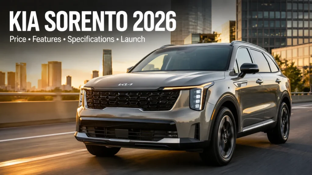 Kia Sorento 2026 AWD – Premium Three-Row SUV
