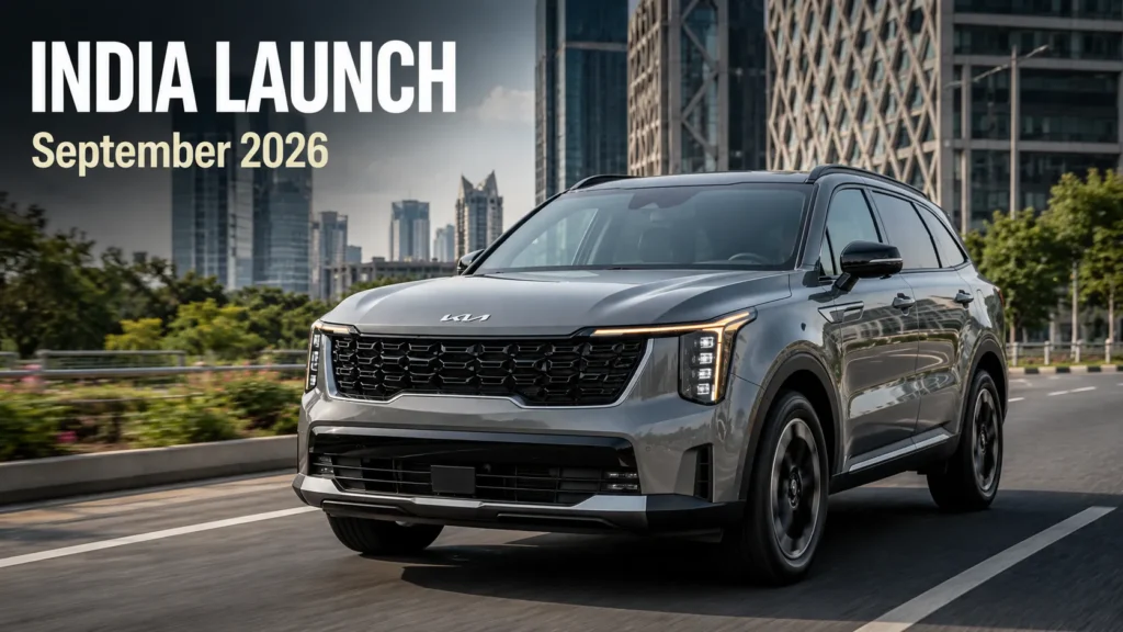 Kia Sorento 2026 India Launch – September 2026